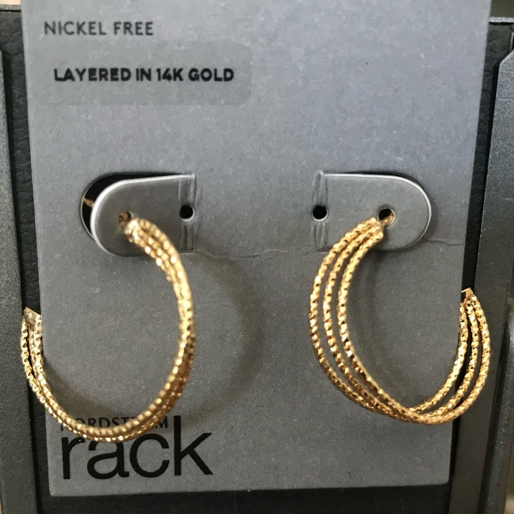 14K Gold Hoop Earrings